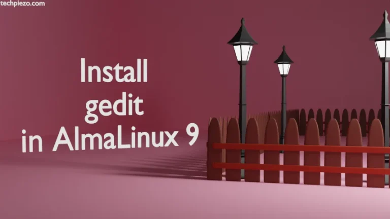 Install gedit in AlmaLinux 9