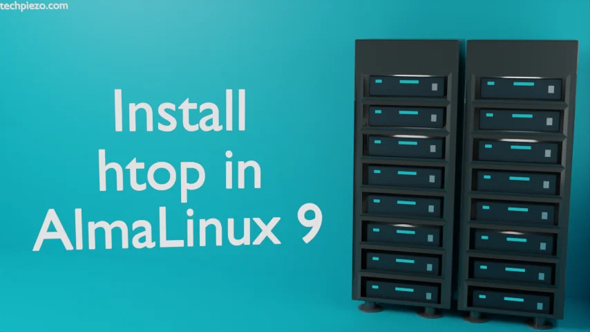 Install htop in AlmaLinux 9