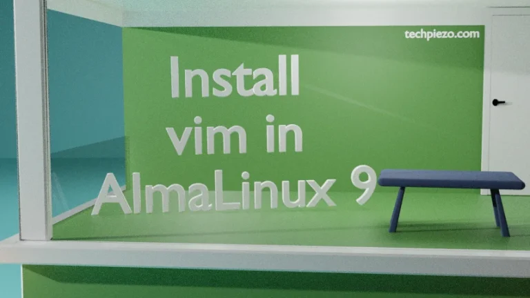 Install vim in AlmaLinux 9