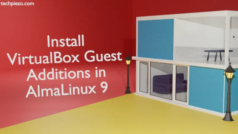 Install VirtualBox Guest Additions in AlmaLinux 9