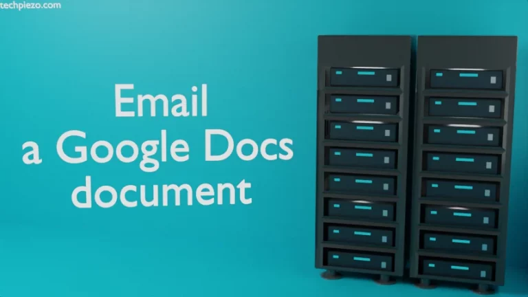 Email a Google Docs document