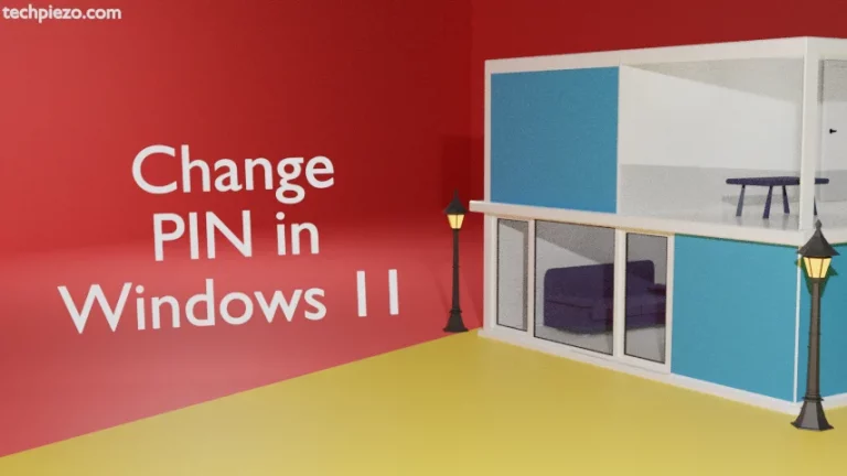 How to change PIN in Windows 11