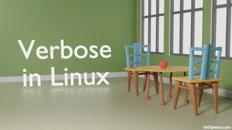 Verbose in Linux