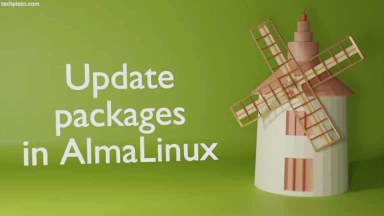 How to update packages in AlmaLinux