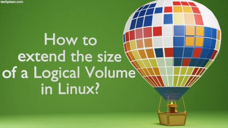How to extend the size of a Logical Volume in Linux