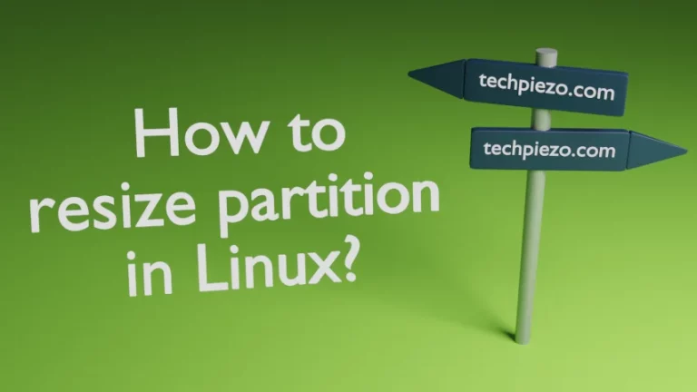 How to resize a partition in Linux