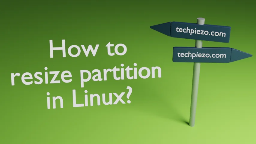 How to resize partition in Linux?