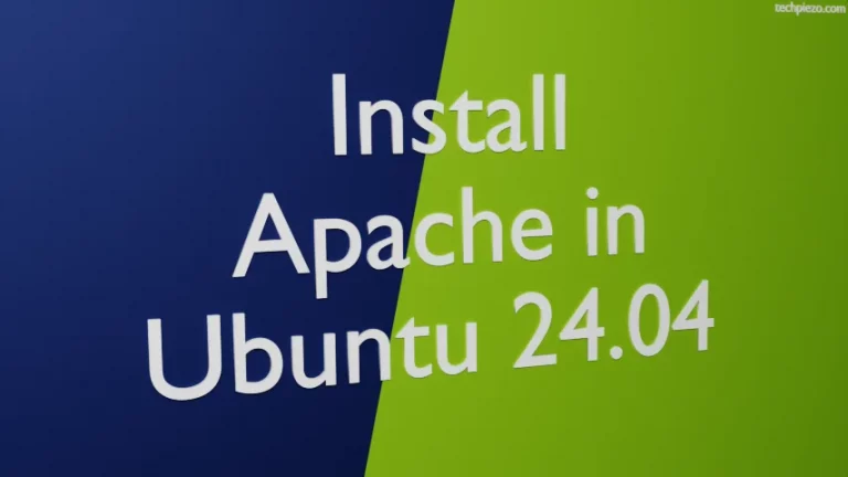 Install Apache in Ubuntu 24.04