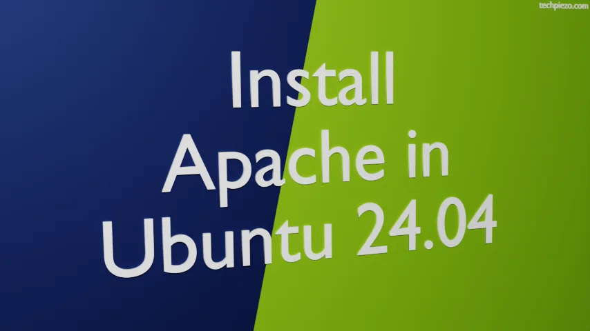 Install Apache in Ubuntu 24.04