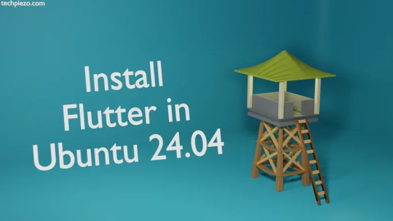 Install Flutter in Ubuntu 24.04