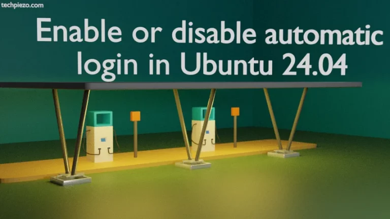 Ubuntu 24.04 Login: A Guide to Enabling and Disabling Automatic Login