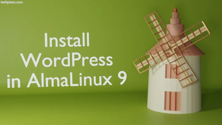 Install WordPress in AlmaLinux 9